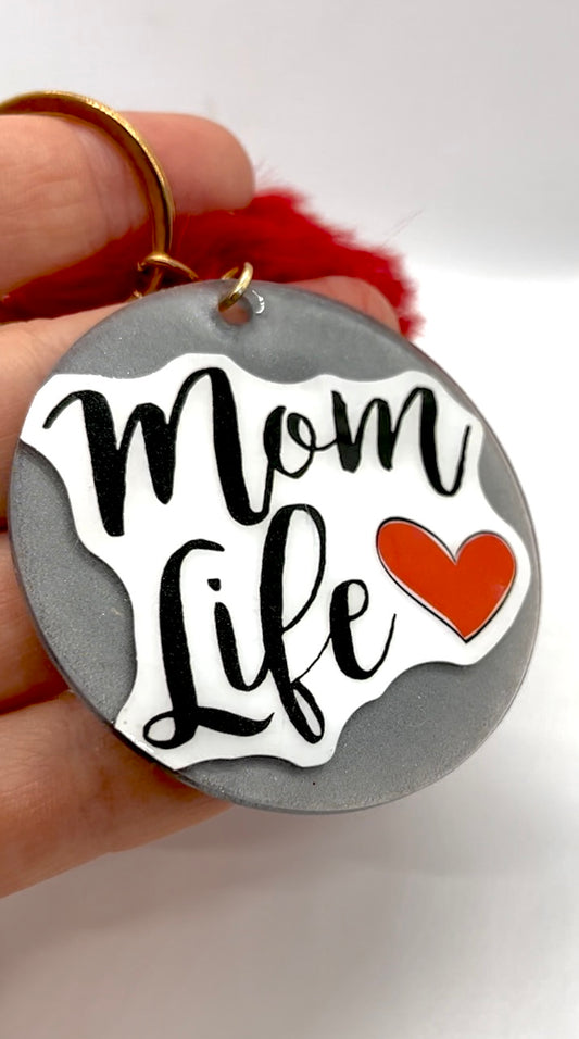 Mom Life Keychain